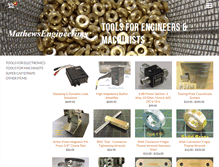 Tablet Screenshot of mathews-engineering.com